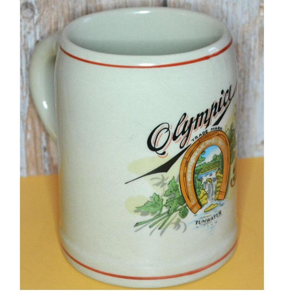 Cascade Keepsakes Olympia Stein Ceramic Beer Brands - Picture 5 of 8
